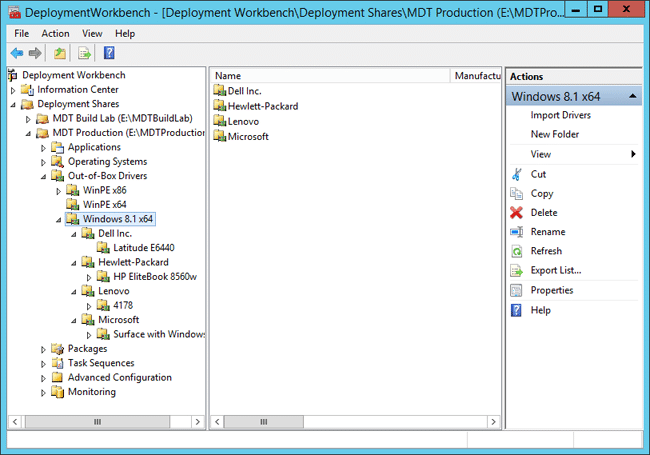 MDT Deployment Workbench error with Server 2012 2