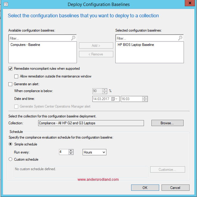 HP BIOS Configuration Baseline - Deploy