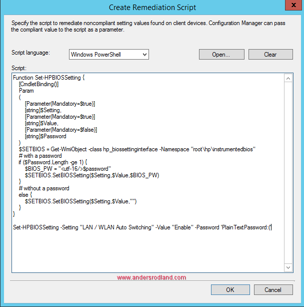 Manage BIOS Settings with SCCM Compliance Settings -5