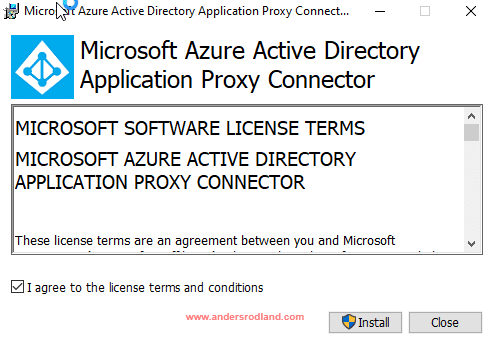 Microsoft Azure AD Application Proxy Connector